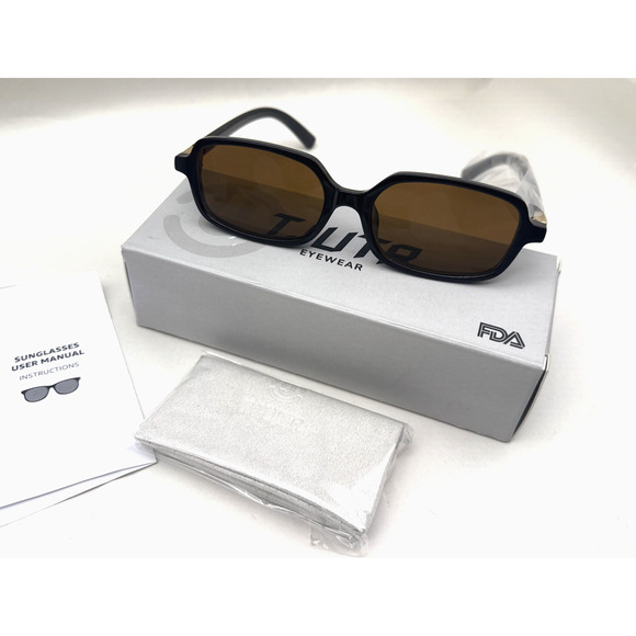 Trendy Small Rectangle Sunglasses for Women Men, Retro Vintage 90s Style *READ.. - Picture 2 of 13